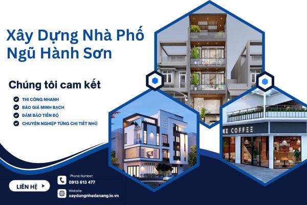 Xây Dựng Nhà Phố tại Ngũ Hành Sơn – Thiết Kế Đẹp, Thi Công Bền Vững