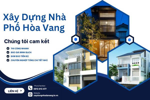 Xây Dựng Nhà Phố tại Hòa Vang – Giải Pháp Bền Vững, Hiện Đại và Tiết Kiệm Cùng HNDC