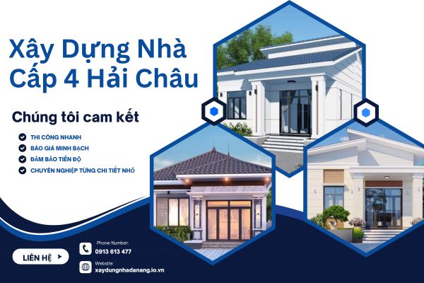 Xây Dựng Nhà Cấp 4 tại Hải Châu – Giải Pháp Tối Ưu Không Gian Sống Hiện Đại Cùng HNDC