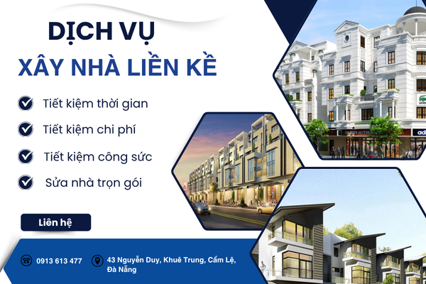 Dịch Vụ Xây Nhà Liền Kề Uy Tín, Trọn Gói Tại Đà Nẵng – HNDC Cam Kết Chất Lượng