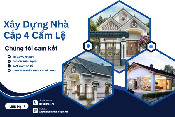 Xây Dựng Nhà Cấp 4 tại Cẩm Lệ – HNDC Đà Nẵng Kiến Tạo Không Gian Sống Bền Vững & Hiện Đại