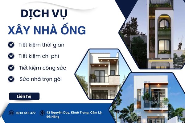 DỊCH VỤ XÂY NHÀ ỐNG ĐÀ NẴNG – GIẢI PHÁP HOÀN HẢO CHO KHÔNG GIAN SỐNG HIỆN ĐẠI TẠI PHỐ BIỂN