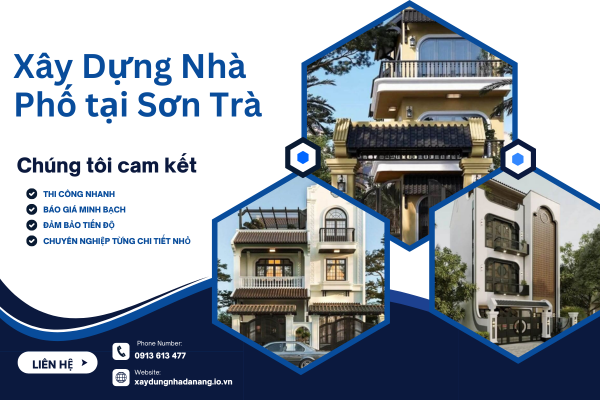 Xây Dựng Nhà Phố tại Sơn Trà – Kiến Tạo Không Gian Sống Đẳng Cấp và Bền Vững