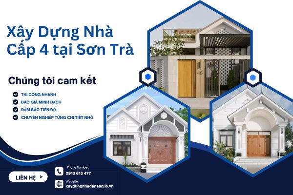 Xây Dựng Nhà Cấp 4 Trọn Gói tại Sơn Trà – Nhanh, Đẹp, Bền Lâu