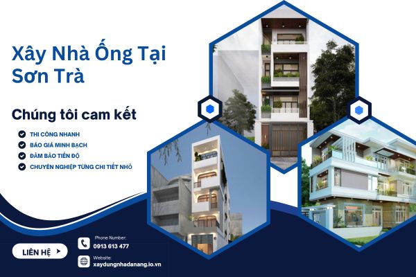 Xây Nhà Ống Tại Sơn Trà – Thiết Kế Nhà Ống Kết Hợp Kinh Doanh Du Lịch