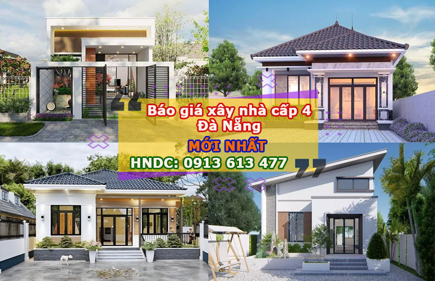 b&aacute;o gi&aacute; x&acirc;y nh&agrave; cấp 4 Đ&agrave; Nẵng mới nhất 2026